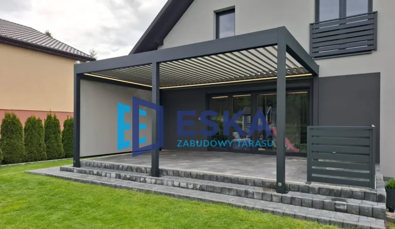Tarnawa koło Sędziszowa aluminiowe zadaszenie tarasu