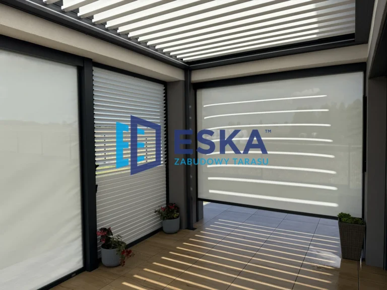 Osłony boczne do pergoli — ochrona prywatności